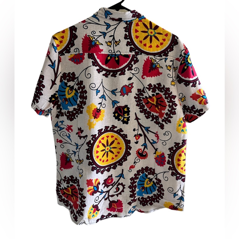 Lavnis Summer Button Down Shirt (Size: Small) - Picture 5 of 7